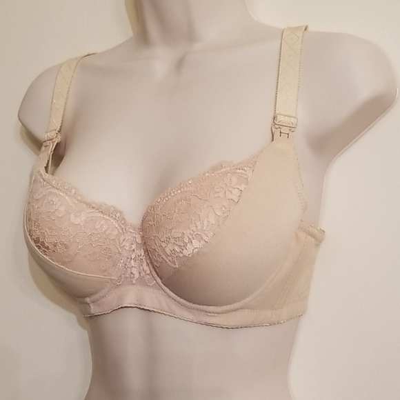 Made in china nude lace front push up women's bra - Picture 3 of 16